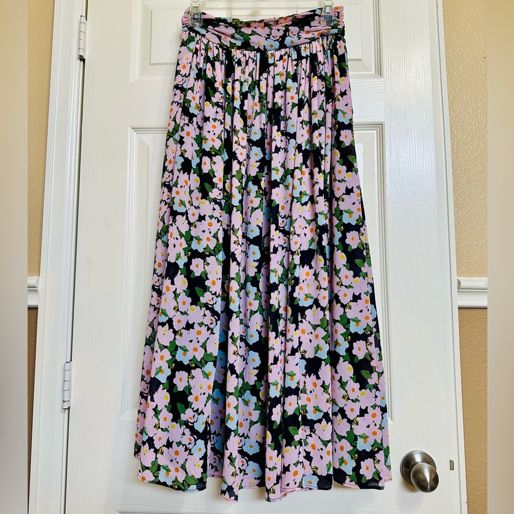 J.Crew Floral Maxi Skirt Size 0 💗